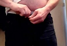 Came Home And Wanked Big Cock Voyeuristically