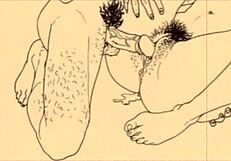 Bold Vintage Erotic Illustration Unveiled