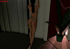 edwina plays with anal toys and cums on feet! 😍