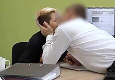 Naughty Czech Teen Uses Her Sexual Charms to Seduce Banker for Loan4k Credit in Provocative Casting Interview