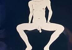 i am looking at his penis in this cartoon