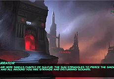 Legend of Elmora Part 3 - Rough sex against the rocks outdoors.