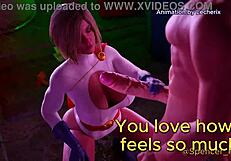 Animated jerk off instructions feature big cock encouragement and gooning techniques with music in pmv style