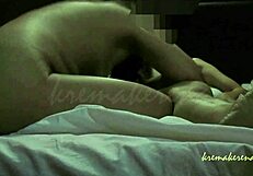 Pretty amateur girlfriend shows off big tits during hot sex