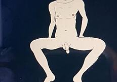 i am looking at his penis in this cartoon