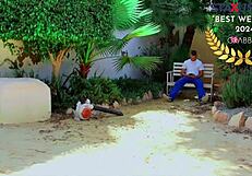 I-I caught the gardener jerking off and offered my help.