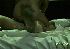 Pretty amateur girlfriend shows off big tits during hot sex