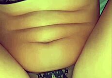 Horny amateur in sexy lingerie has real homemade orgasm