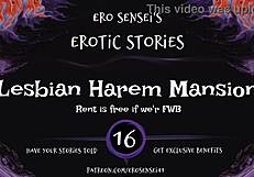 I explore lesbian harem in mansion for erotic orgasms