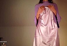 Watch Candice Rip Clothes Off In Striptease!