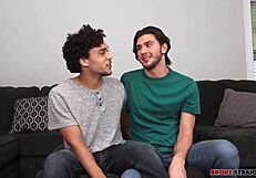 Justin Dean Dominates Derek Cline with Monster Cock Bareback