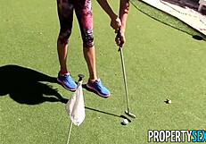 Horny wife tricks strangers into hardcore doggystyle at house