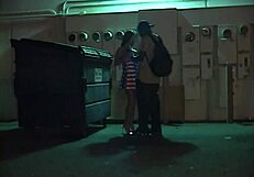 White Milf Face Fucked By Bbc Behind Dumpster!