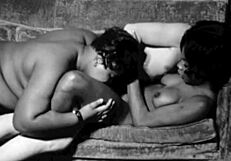 Is this rare vintage interracial threesome too hot?