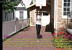 teen with big tits and ass plays game with stepmother