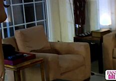 brooke banner in bdsm training with huge cock, riding and blowjob