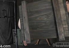 BDSM Slave Submits in Collar Bondage Discipline Session