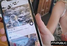 Public teen 18+ager exposes herself boldly!