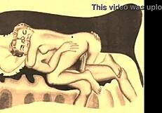 Check Out These Vintage Erotic Anime Drawings!