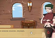 Japanese text-based dating game with adult content