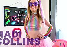 I admire Madi Collins' petite figure in this video