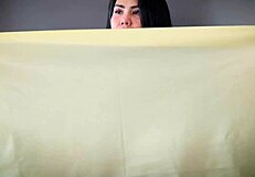 hey, check this wild medical latex gloves fetish in action! 🧤