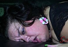 leo ogro shoves rexona deodorant into sado doll in fat gay submission hardcore