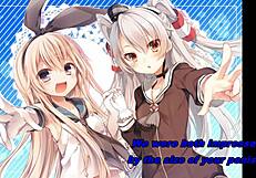 Jerk off instructions for Kantai anime Amatsukaze and Shimakaze