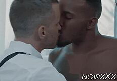 Black stud Pheonix Fellington opens Colton Grey's tight ass.