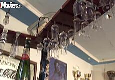 Amateur teens having fun at a German swinger party