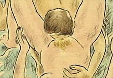 vintage erotic illustration with anime style 😍