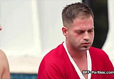 my bikini girlfriends seduced a shy guy into our group