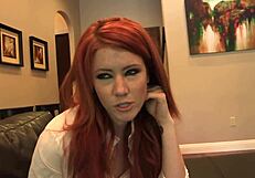 Hot Horny Lesbian Teens in Wild Orgy Session with Rough Petite Redhead Action