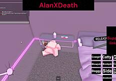 I gave her an intense orgasm in Roblox with blowjob and doggystyle