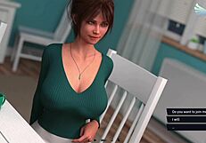 Naughty Brunette Cassandra Sucks And Rides In Doggy Creampie Game