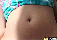 skinny latina teen fucks in public