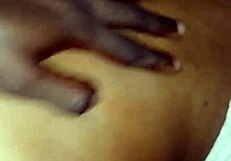 Ebony Babe Slimmz Bent Over for Intense Doggystyle Fucking