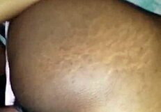 Ebony Babe Slimmz Bent Over for Intense Doggystyle Fucking