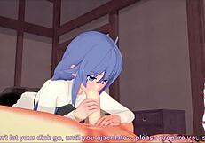 Eris watches Roxy fucking and gets horny