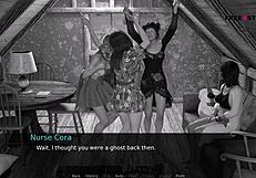 Nurse Cora and Lemon to John in Dusklight Manor Group Sex Vampire Story!