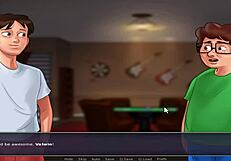 Summer Time Saga Unc Part Thirteen Explores Dating In Anime Style.