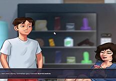 Summer time saga unc part 13 - Hentai video game with dating simulation