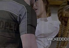 Petite Asian Waitress Gets Hardcore Fucked in Restaurant