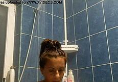 Lesbian Shower Fun With Big Tits