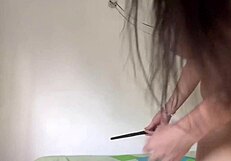 Nueva delicia con chorros supremos y gemidos adorables