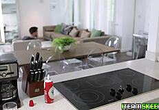 Claire Black Sucks The Stud's Cock In The Cinema Before Riding Him