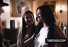 perv priest offers his guidance to nympho lesbians spencer bradley and mona azar