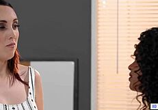 Beautiful Black Babe And Her Bestie Lick Asses And Pussies Intensely At The Reunion Party