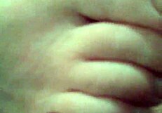 tina shows off her milf feet in stockings fetish