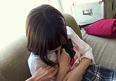 I film my petite asian teen lover